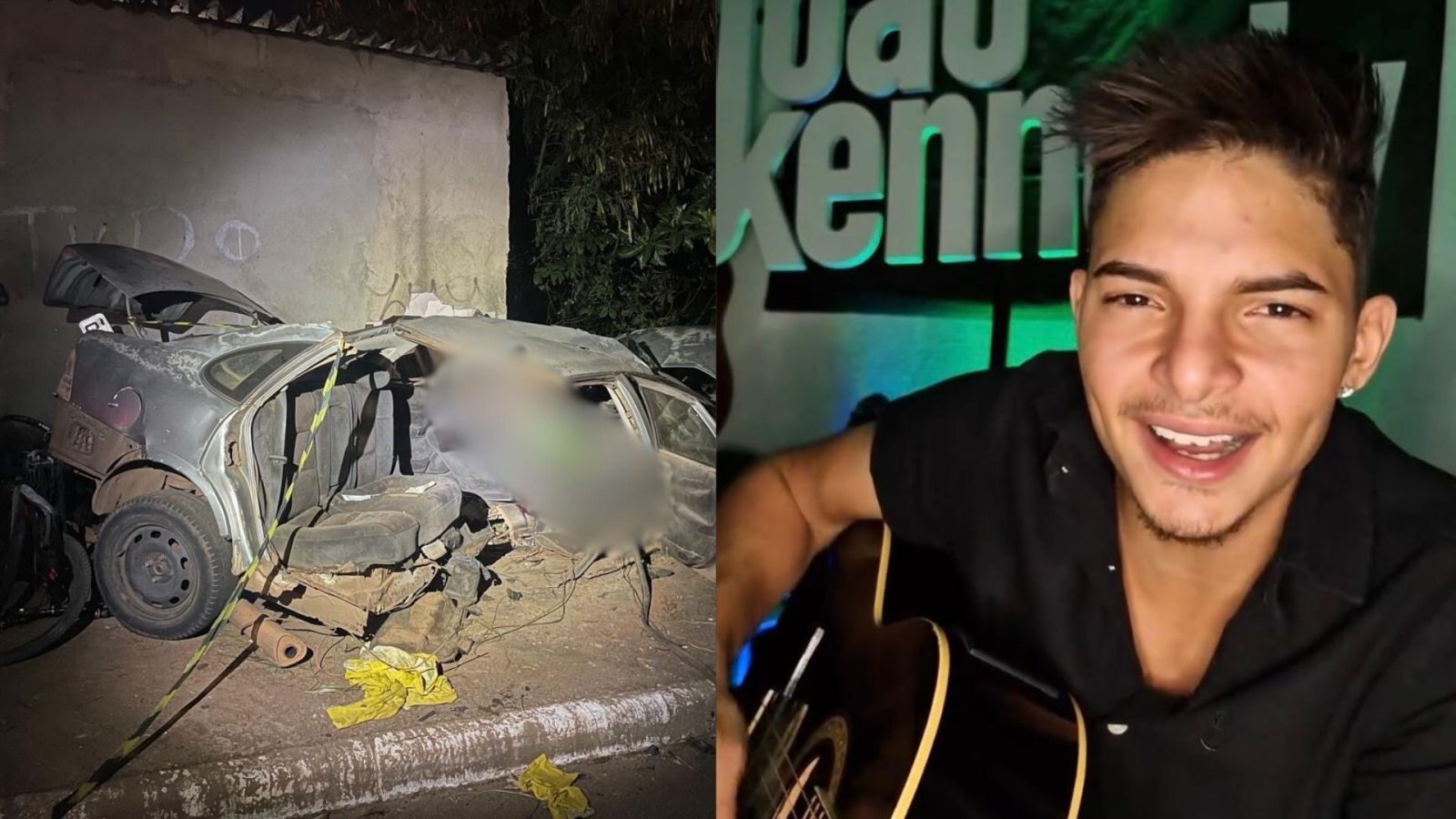 Cantor sertanejo morre em acidente de carro em Goiânia