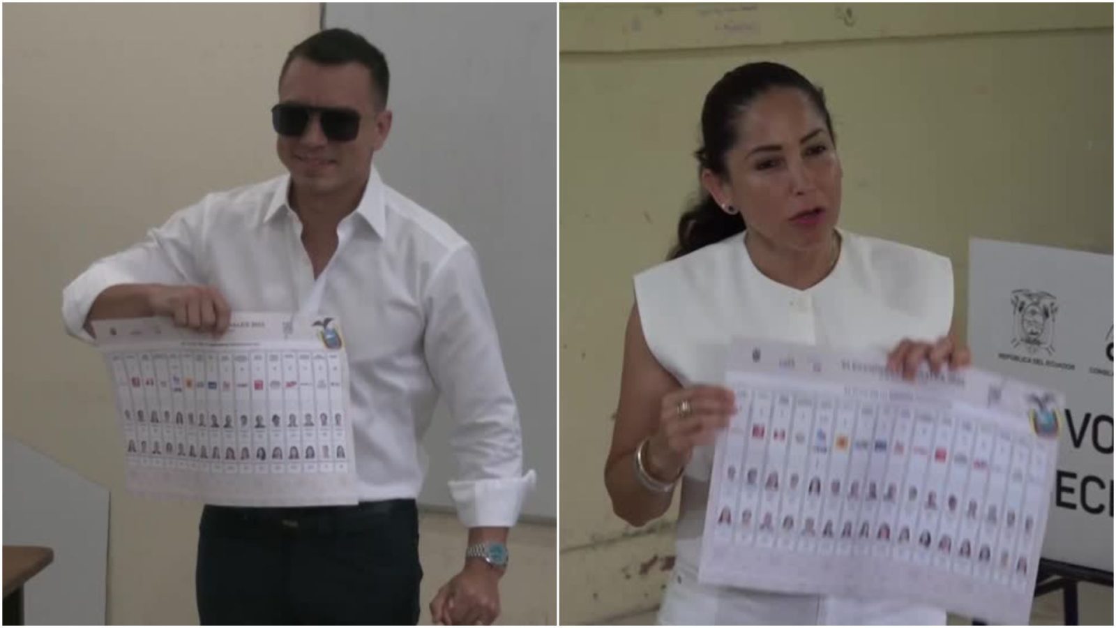 Urnas fecham para segundo turno da eleição presidencial no Equador