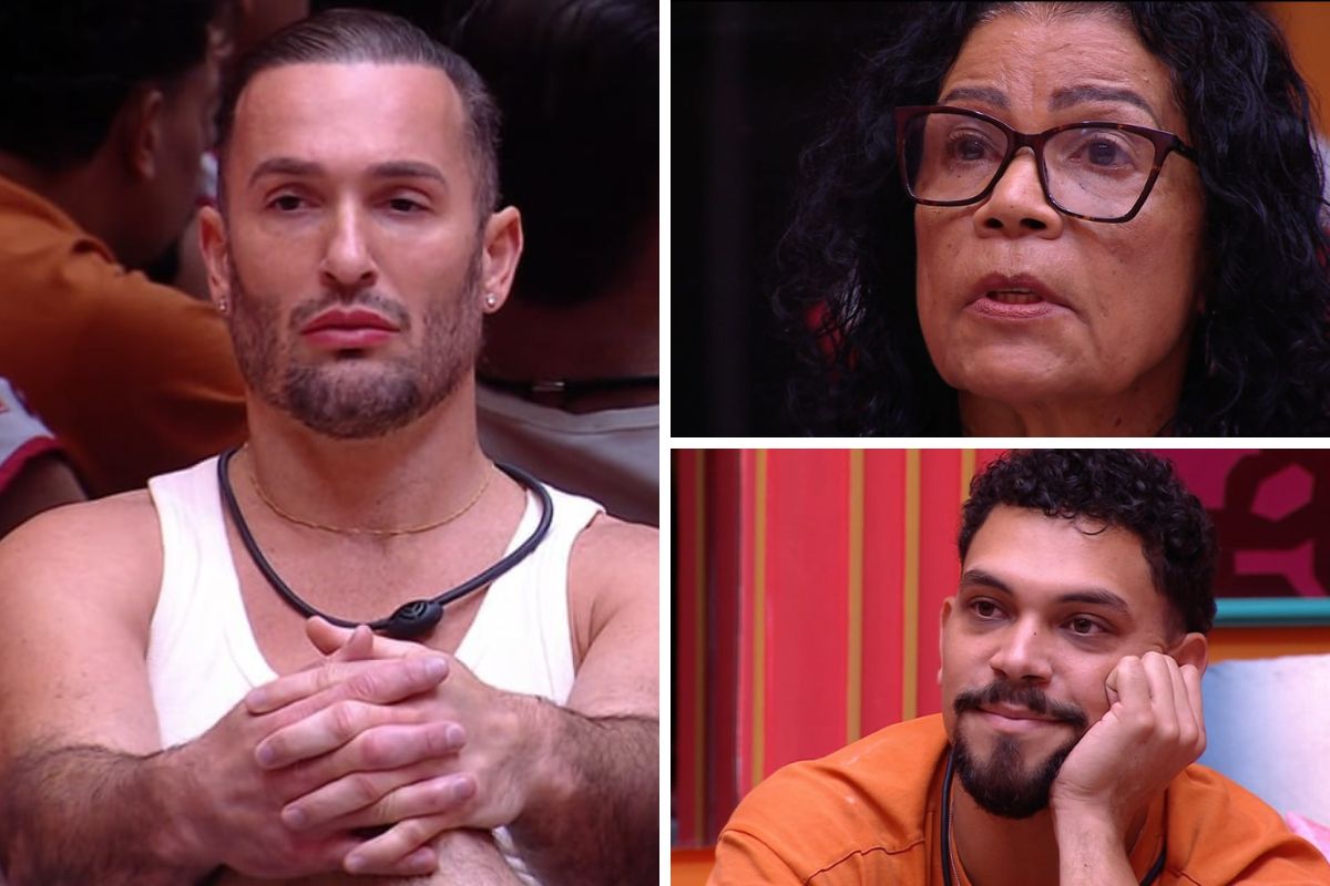 BBB 25: Diego Hypolito, Vilma e Vinícius estão no Paredão