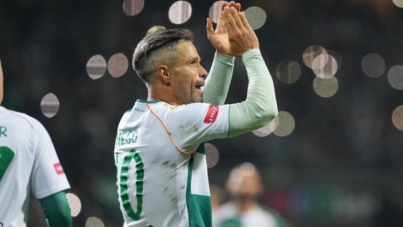 Diego Ribas faz golaço insano em jogo de despedida do Werder
