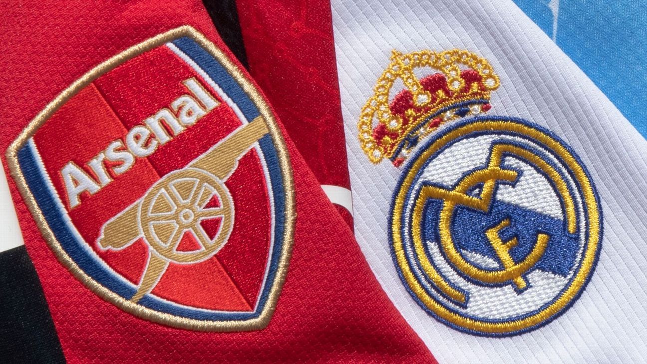 Arsenal x Real Madrid AO VIVO: siga em tempo real tudo do duelo pela Champions League