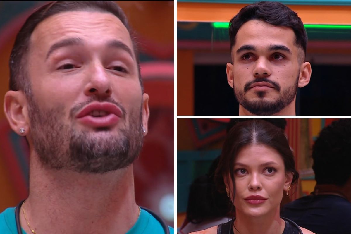 BBB 25: Diego, João Gabriel e Vitória Strada estão no Paredão