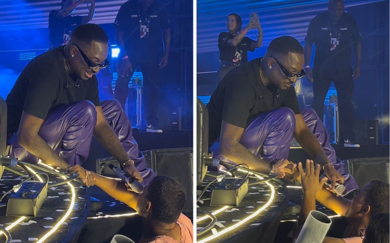 Emoção: Mumuzinho canta com fã deficiente visual em Brasília