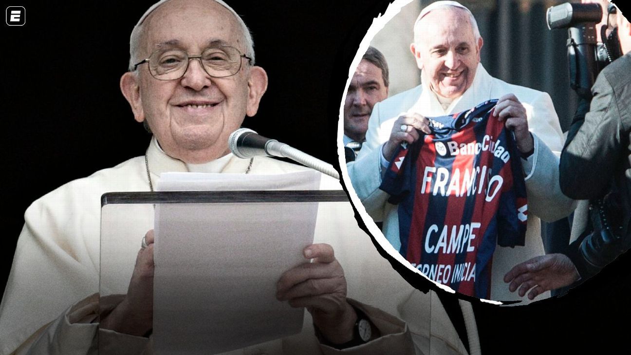 Fã de futebol, Papa Francisco torcia para o San Lorenzo e ‘escolheu’ Pelé: ‘Homem de coração’