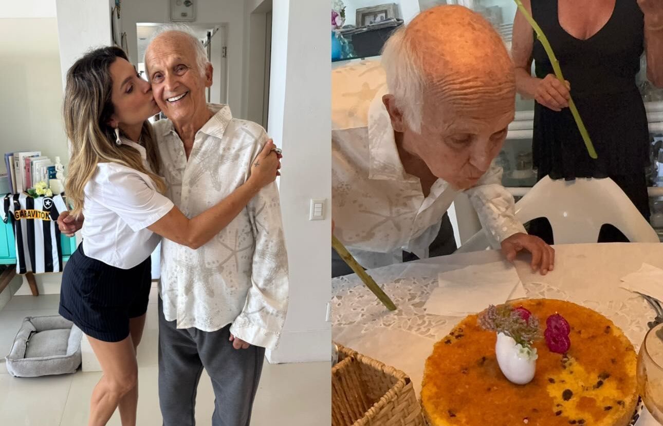 Flávia Alessandra resgata vídeos em família ao parabenizar o pai; veja