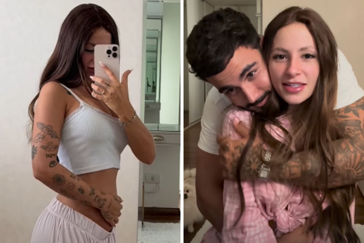 Nathalia Valente e Yuri Meirelles revelam sexo do bebê