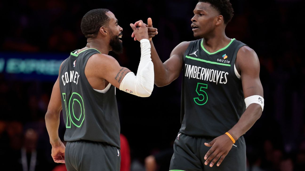 Timberwolves amassam Lakers e saem em vantagem na série dos playoffs da NBA