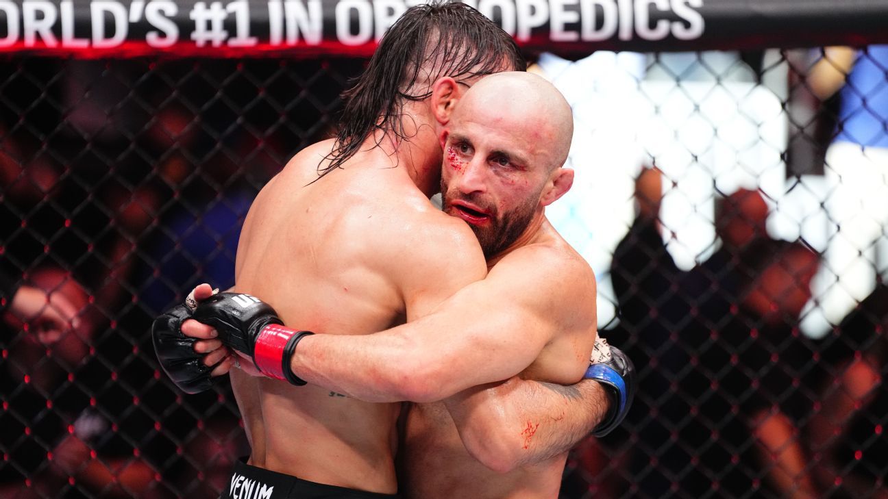 Volkanovski ‘volta no tempo’, vence Diego Lopes e entra para a história do UFC