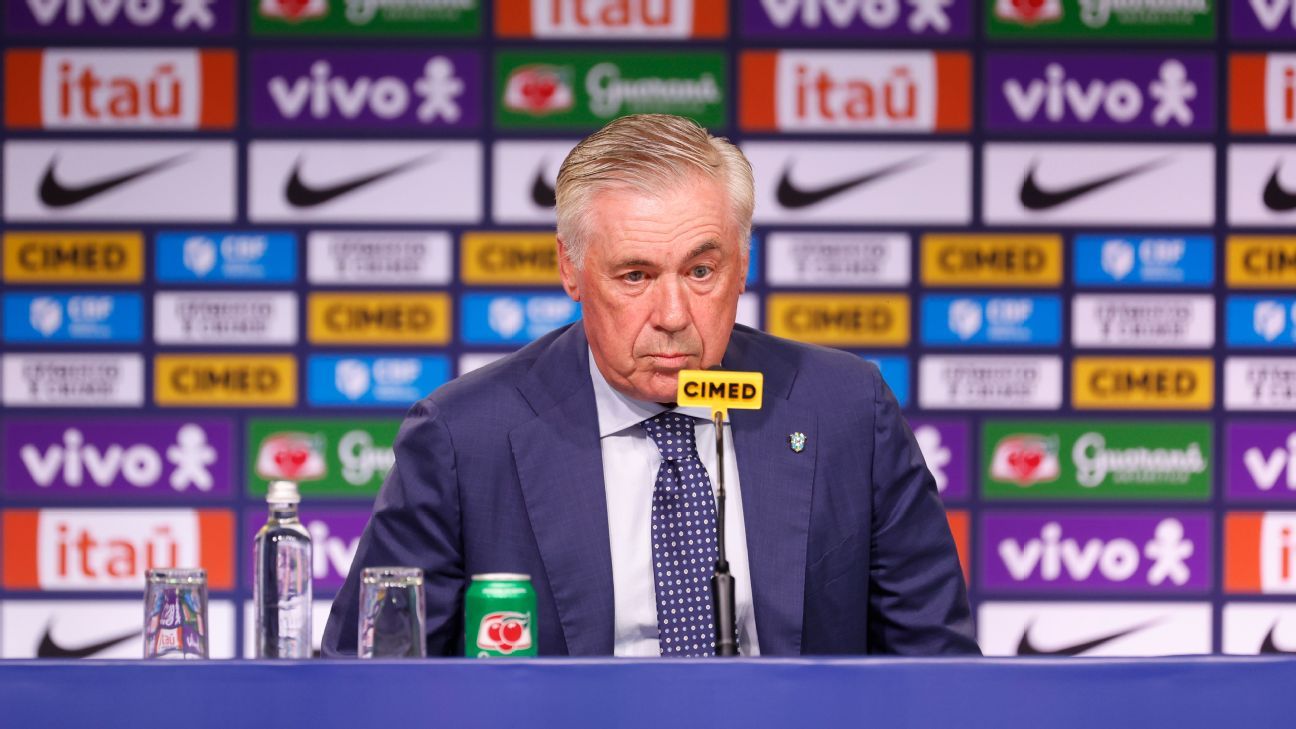 Ancelotti convoca seleção brasileira pela 1ª vez sem Neymar