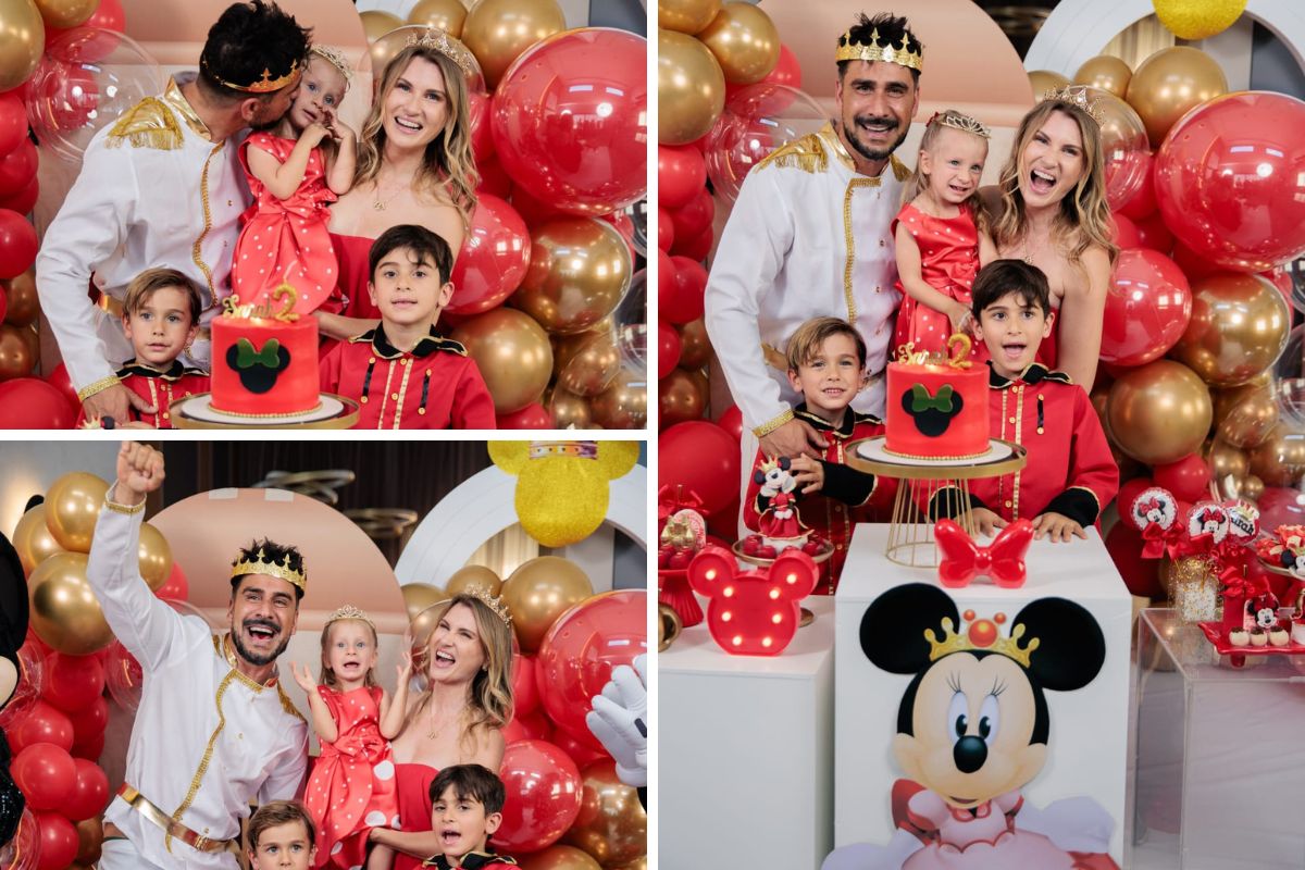 Julio Rocha celebra os 2 anos da filha caçula 