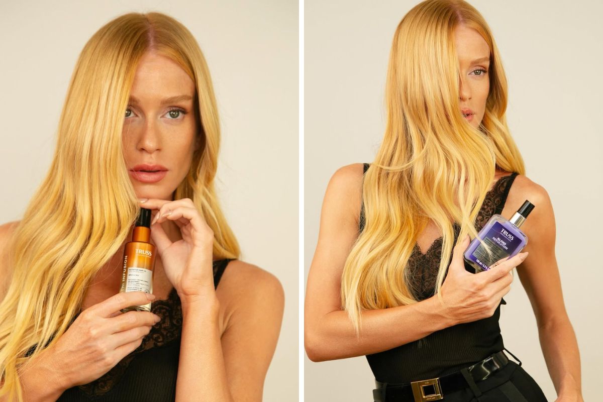 Marina Ruy Barbosa surge loira
