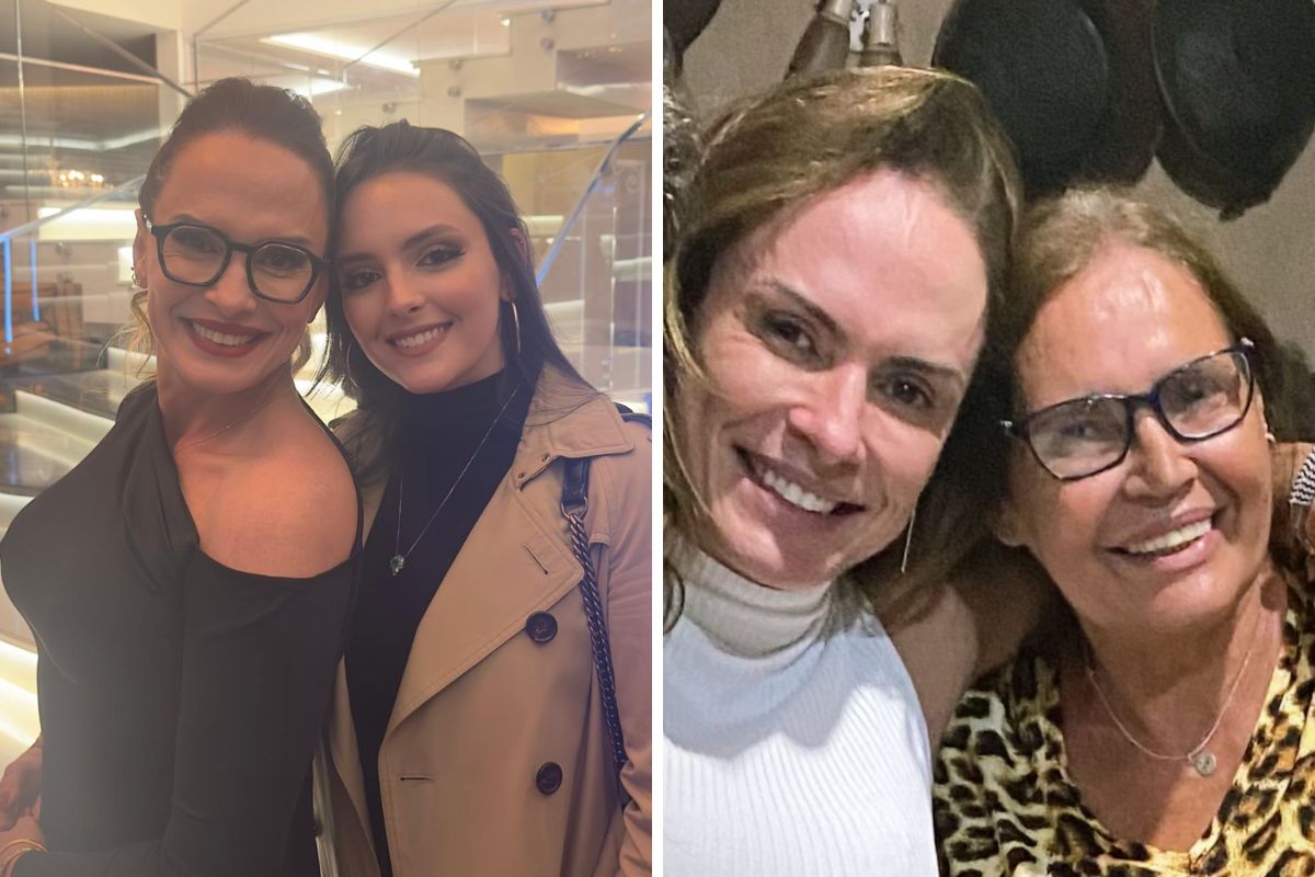 Núbia Óliver emociona ao homenagear a filha e a mãe