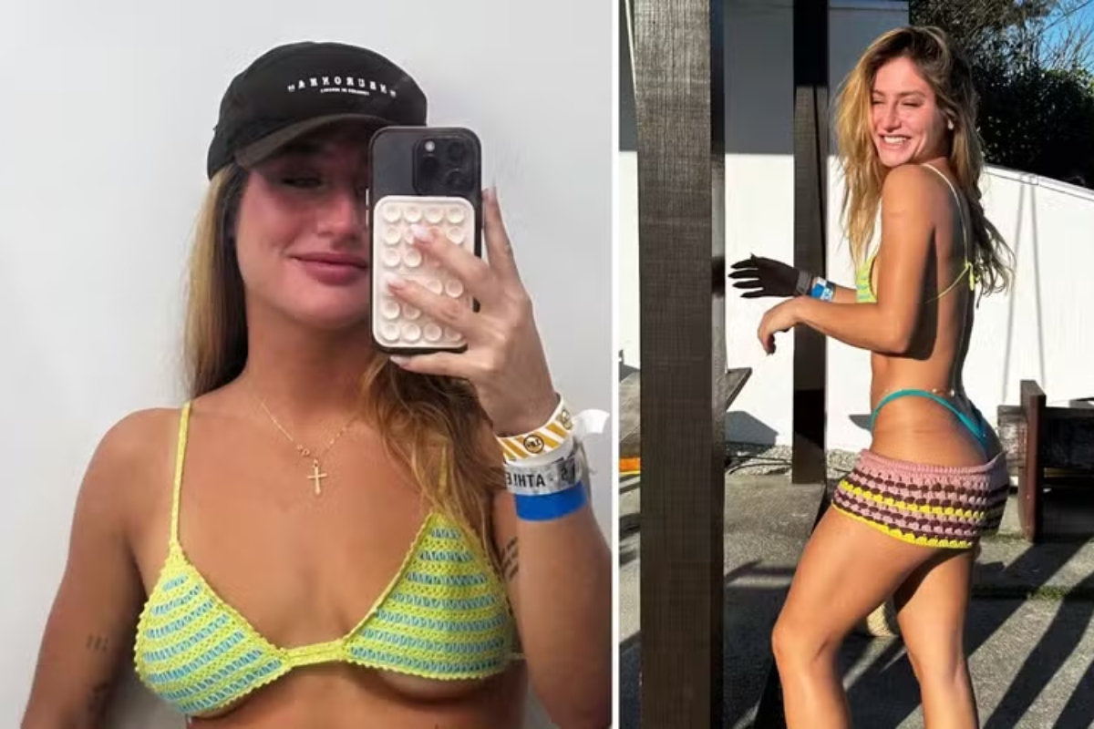 Bruna Griphao exibe look ousado