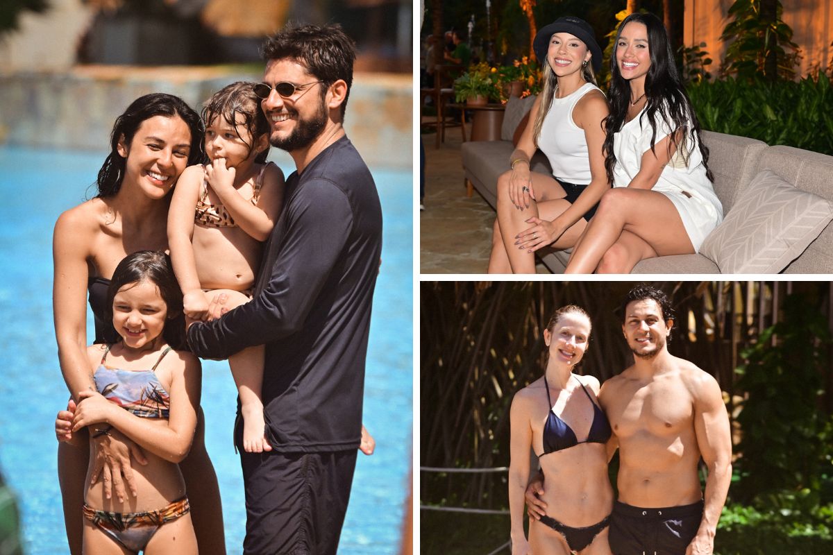 Famosos se divertem em parque aquático no Ceará