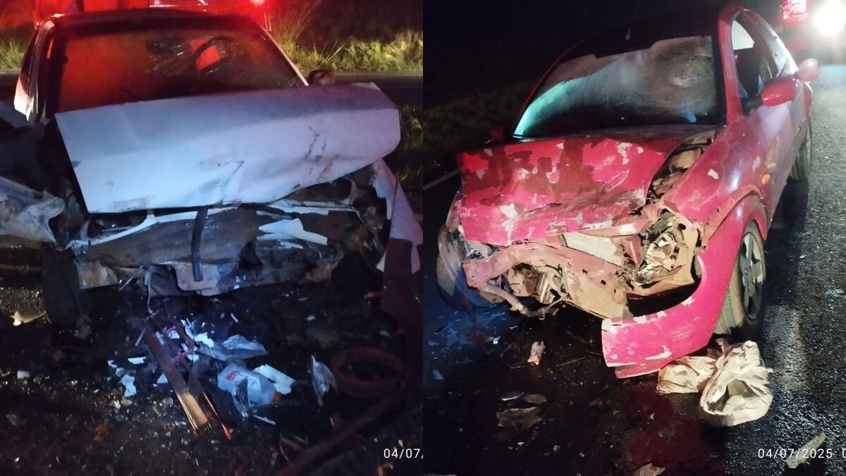 Acidente grave deixa duas vítimas feridas entre Jandaia e Mandaguari