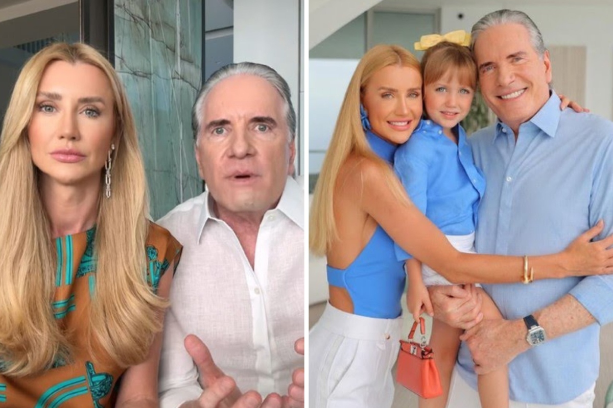 Ana Paula Siebert e Roberto Justus reagem a ataques contra filha