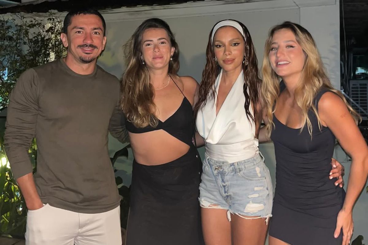 Bruna Griphao e irmão de Anitta surgem juntos em meio a rumores