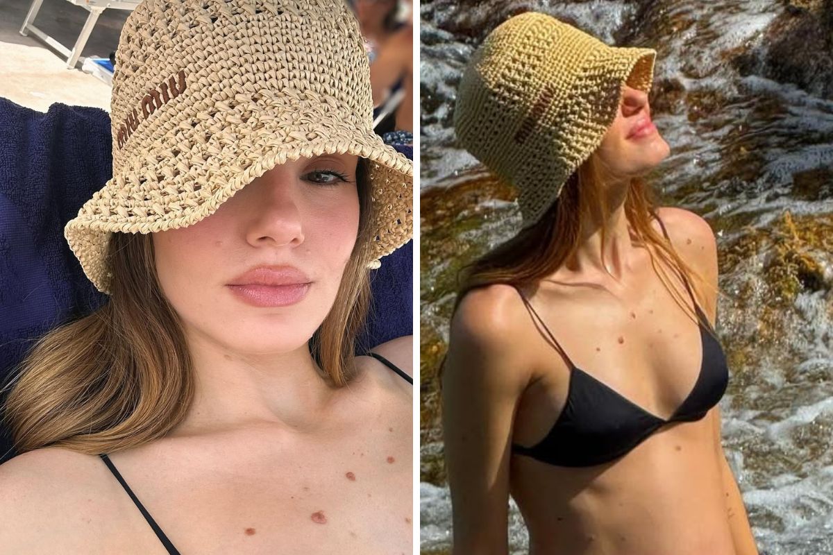 Camila Queiroz exibe barriguinha em viagem com Klebber Toledo na Itália