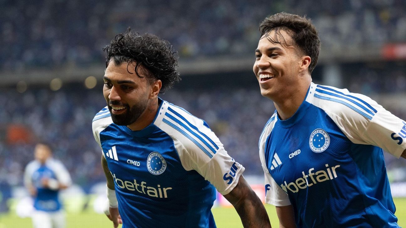 Cruzeiro goleia Juventude no Brasileirão com brilho de Kaio Jorge e Gabigol