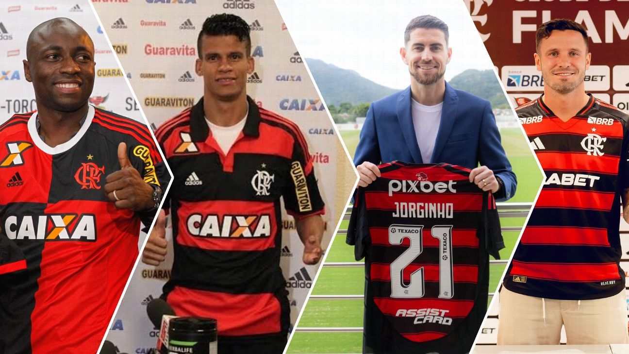 De Armero e Thalysson a ‘pacotão Europa’: Flamengo dá salto no mercado em 10 anos