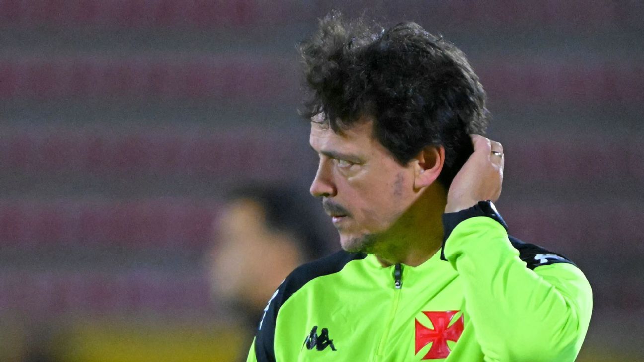 Diniz pede reforços no Vasco e descarta ‘caça às bruxas’: ‘Quando vim para cá eu sabia’