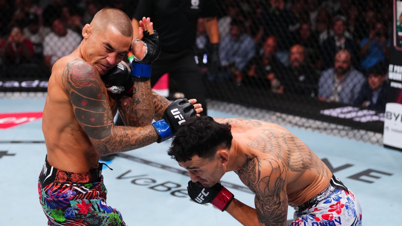 Holloway vence Poirier, aposenta rival do UFC e mantém cinturão BMF