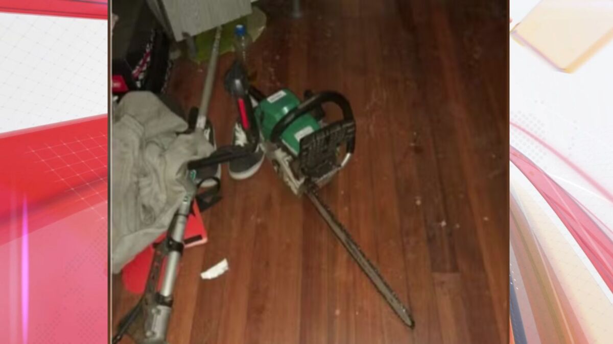 Homem embriagado tenta agredir esposa com serra elétrica em SC