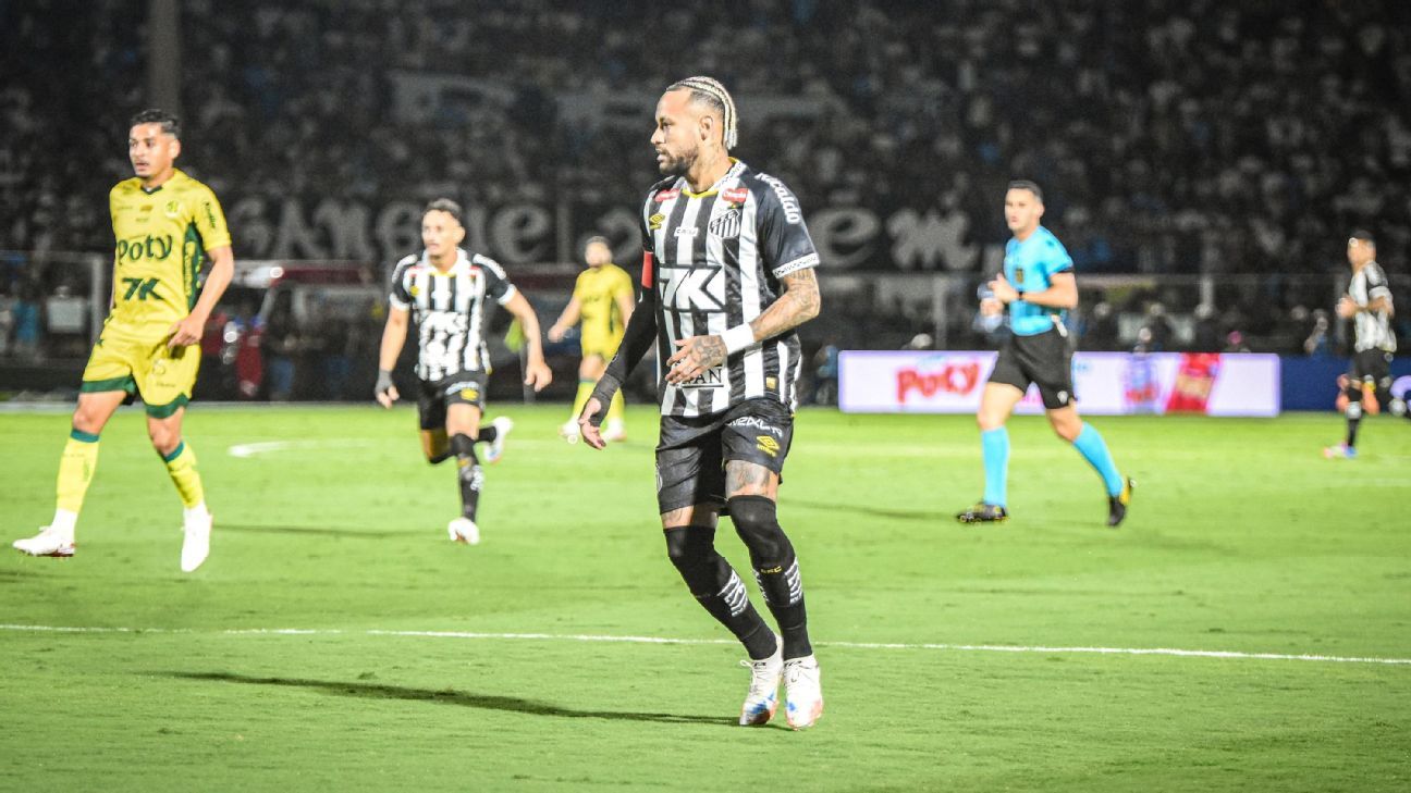 Neymar passa em branco, Santos perde para o Mirassol e pode voltar ao Z-4