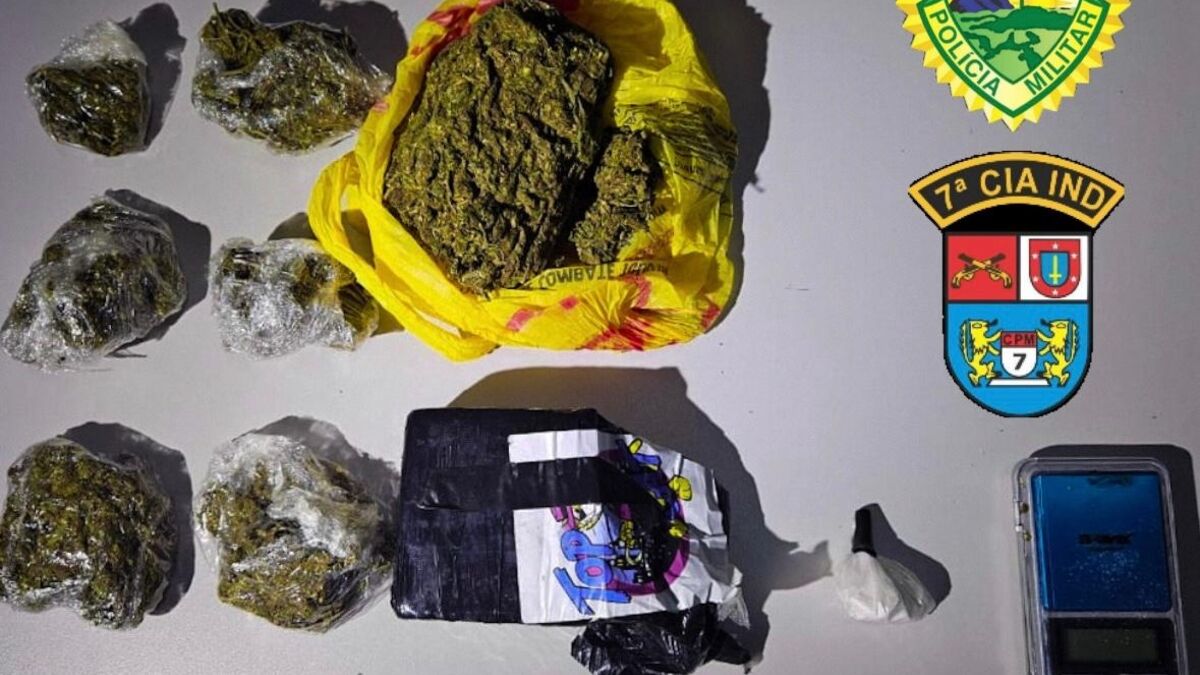 Polícia Militar prende homem por tráfico de drogas em Arapongas