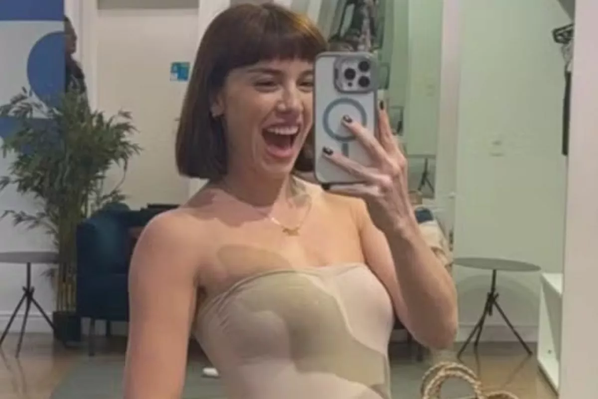 Alice Wegmann grava cenas grávida em Vale Tudo