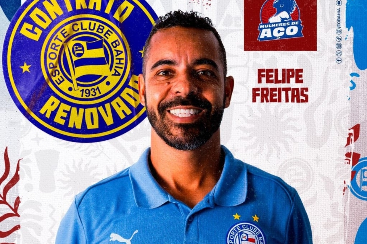 Bahia renova contrato de treinador do time feminino