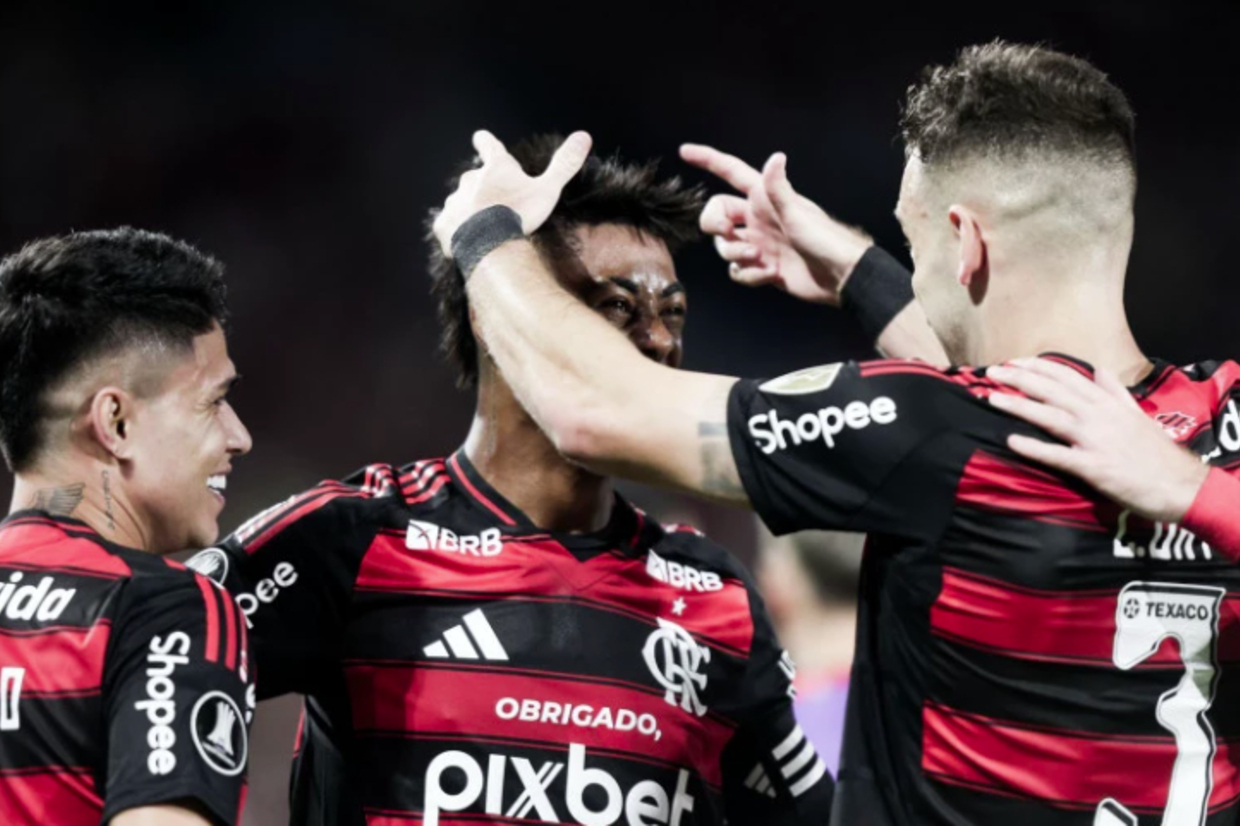Bruno Henrique repete Gabigol e Pedro e entra em seleto rol do Fla na Libertadores
