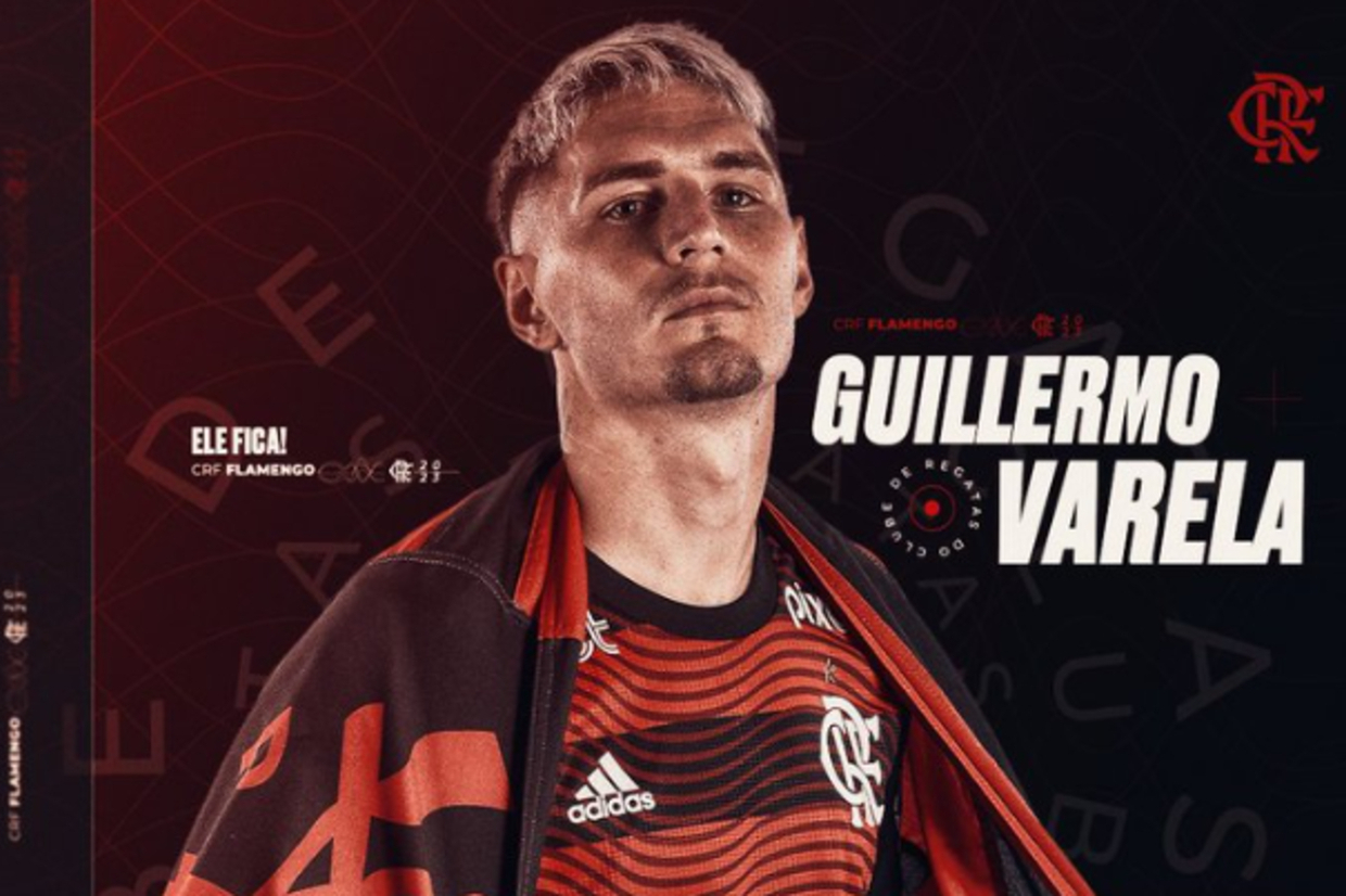 Flamengo renova com Varela até o fim de 2027