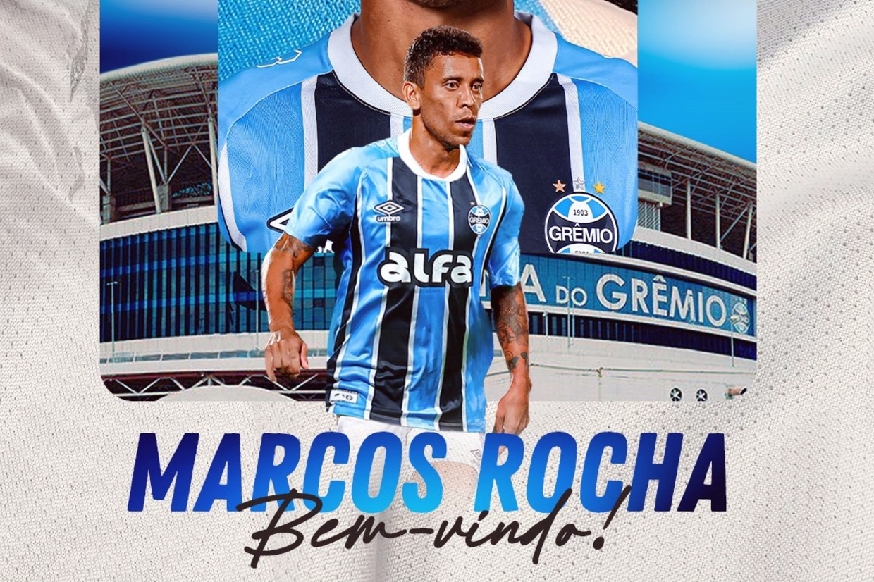 Grêmio oficializa contratação de Marcos Rocha