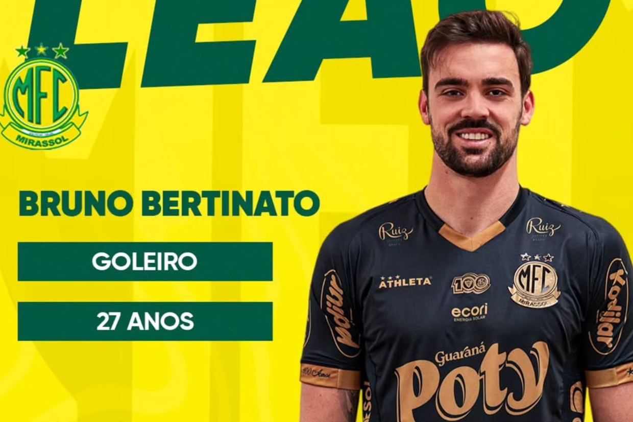 Mirassol confirma a chegada de novo goleiro