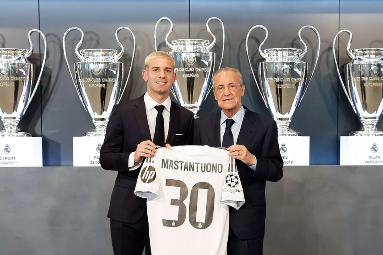 Oficial: Franco Mastantuono é reforço do Real Madrid