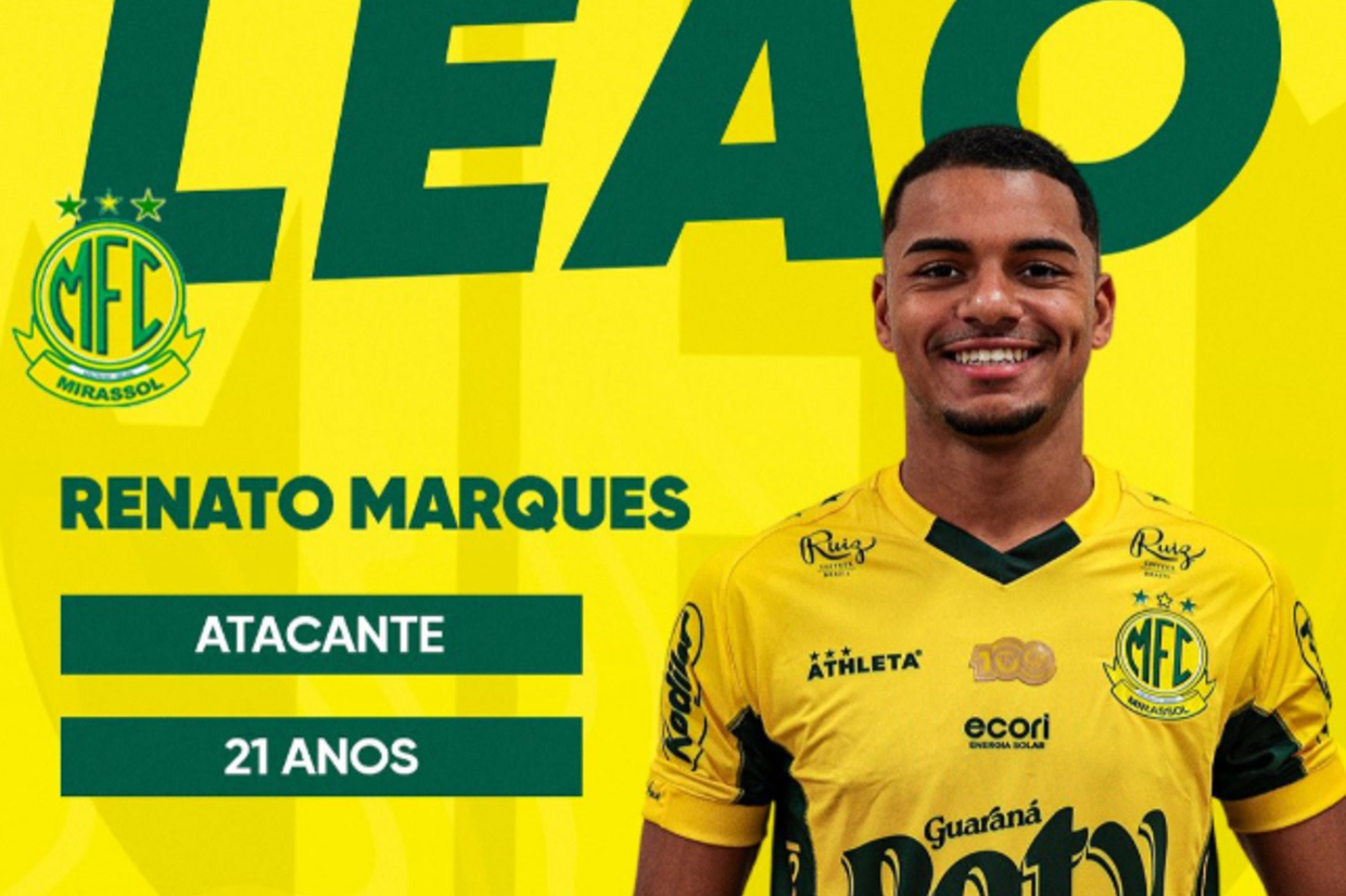 Renato Marques é mais um reforço confirmado pelo Mirassol