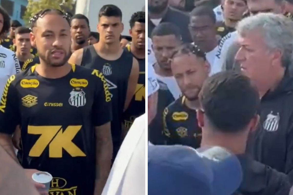 Torcedores invadem CT do Santos e cobram Neymar