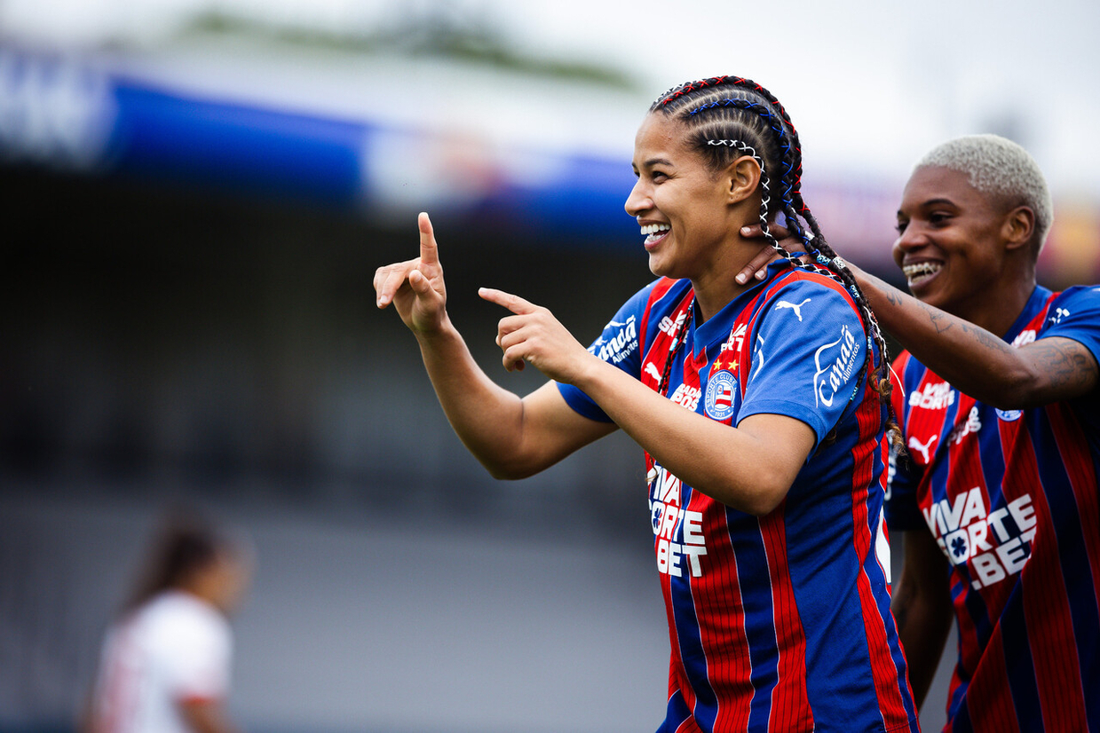 Bahia sofre empate no último lance, mas elimina Bragantino nos pênalti na Copa do Brasil Feminina