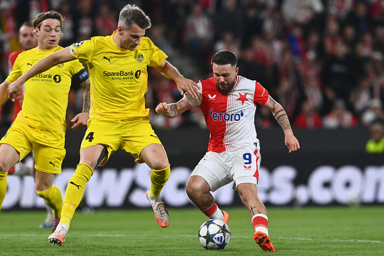 Bodo Glimt busca reação no fim e estraga a festa do Slavia Praga