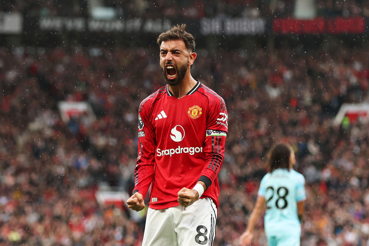 Bruno Fernandes se torna o quarto ´estrangeiro´ a marcar 100 gols pelo Manchester United