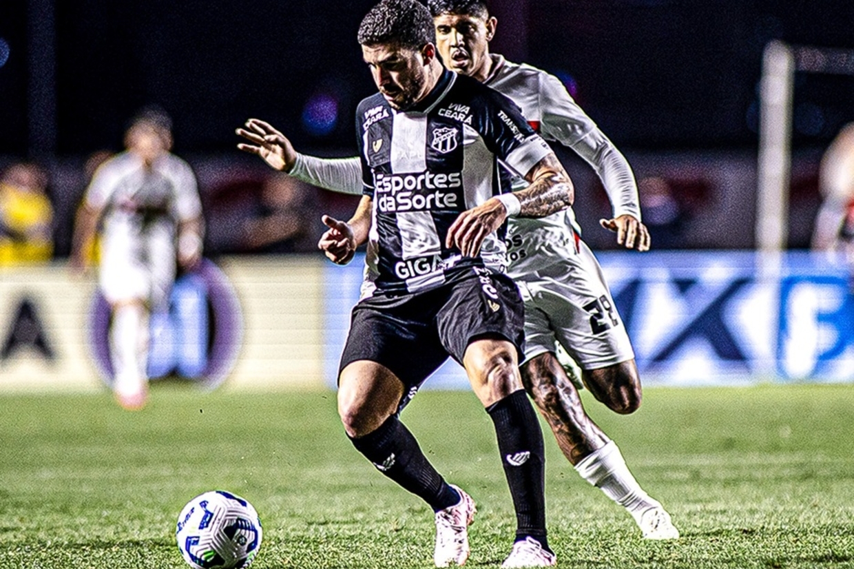 Ceará supera o São Paulo no Morumbi e volta a vencer no Brasileirão