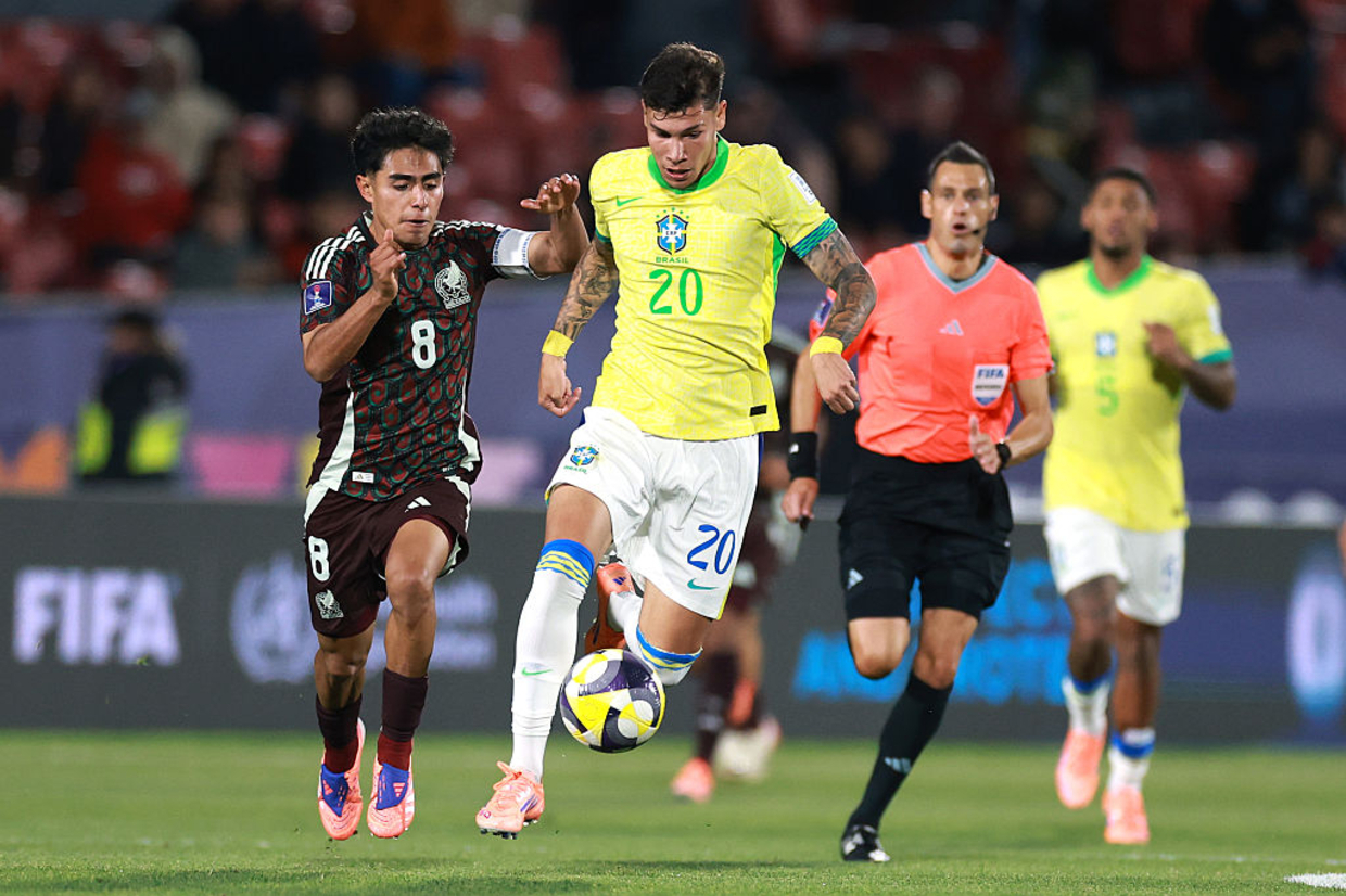 Em jogo empolgado, Brasil e México estreiam com empate no Mundial Sub-20