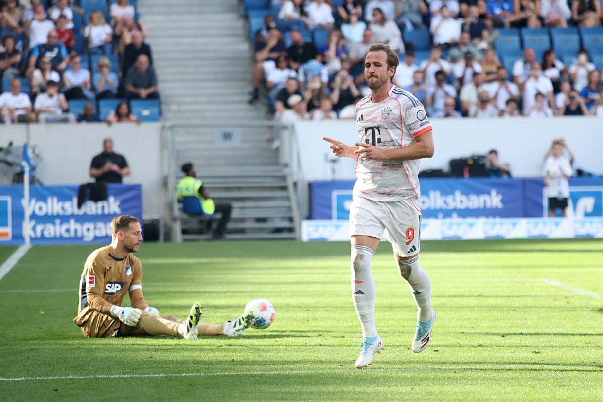 Harry Kane resolve as dificuldades do Bayern e comanda a vitória contra o Hoffenheim