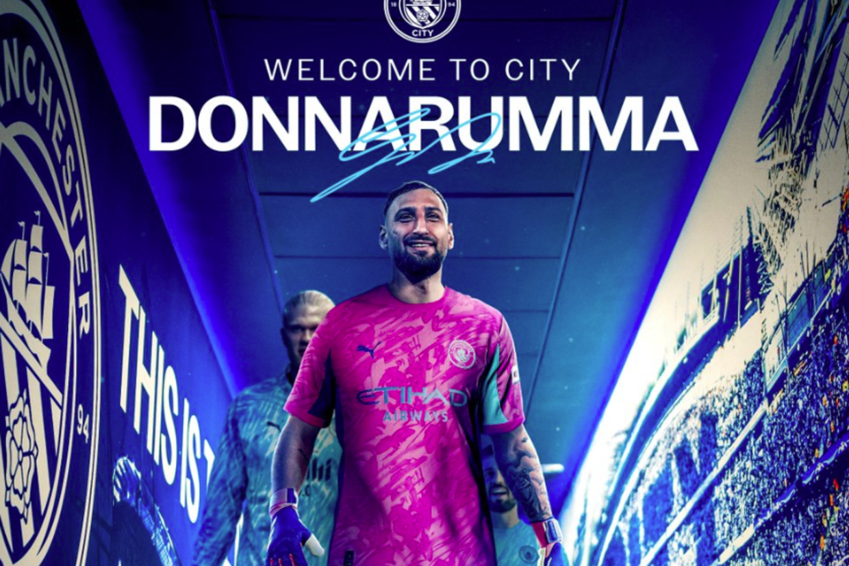 Oficial: Gigi Donnarumma é o novo goleiro do Manchester City