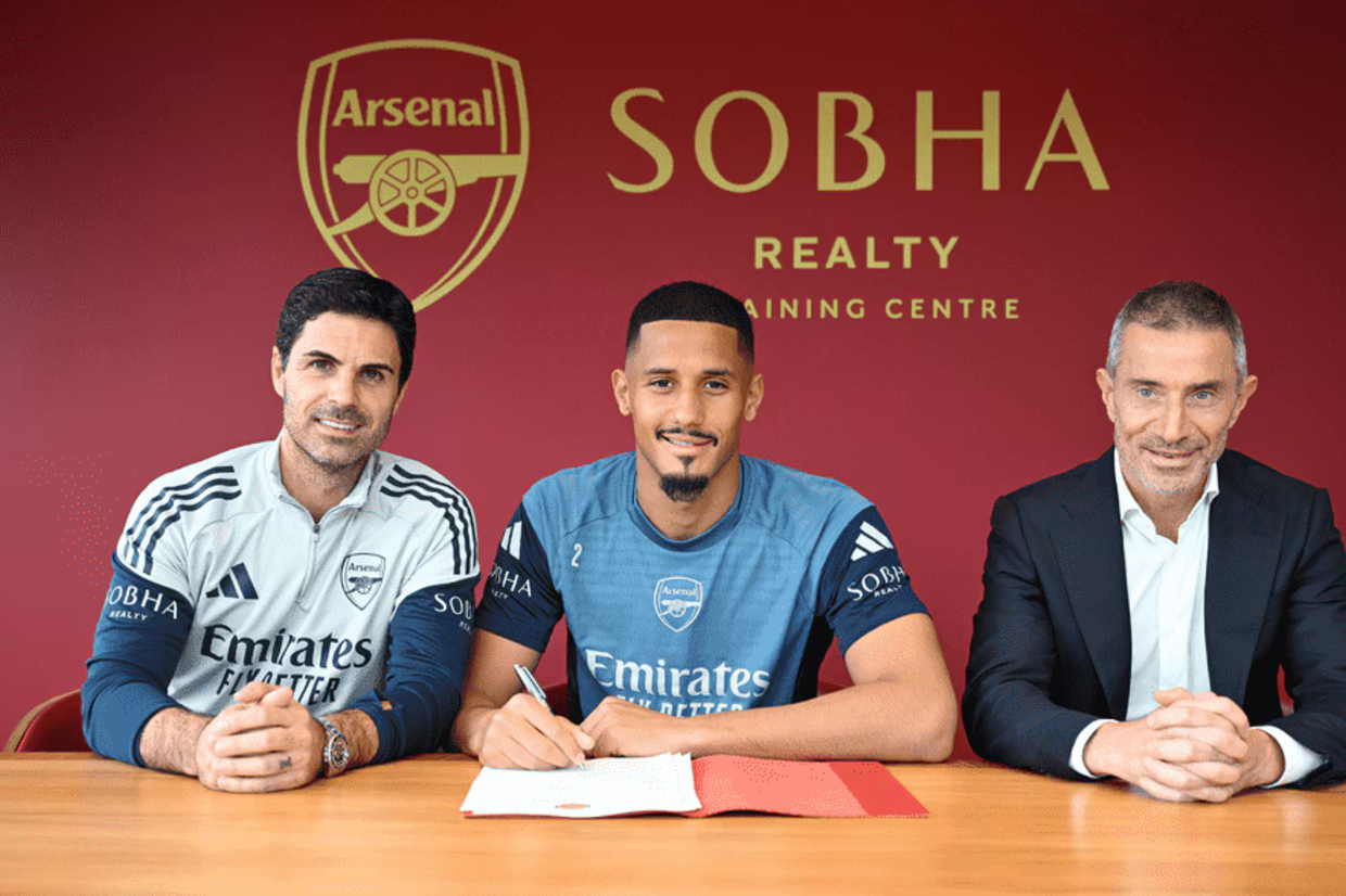 Saliba assina novo contrato de cinco anos com o Arsenal