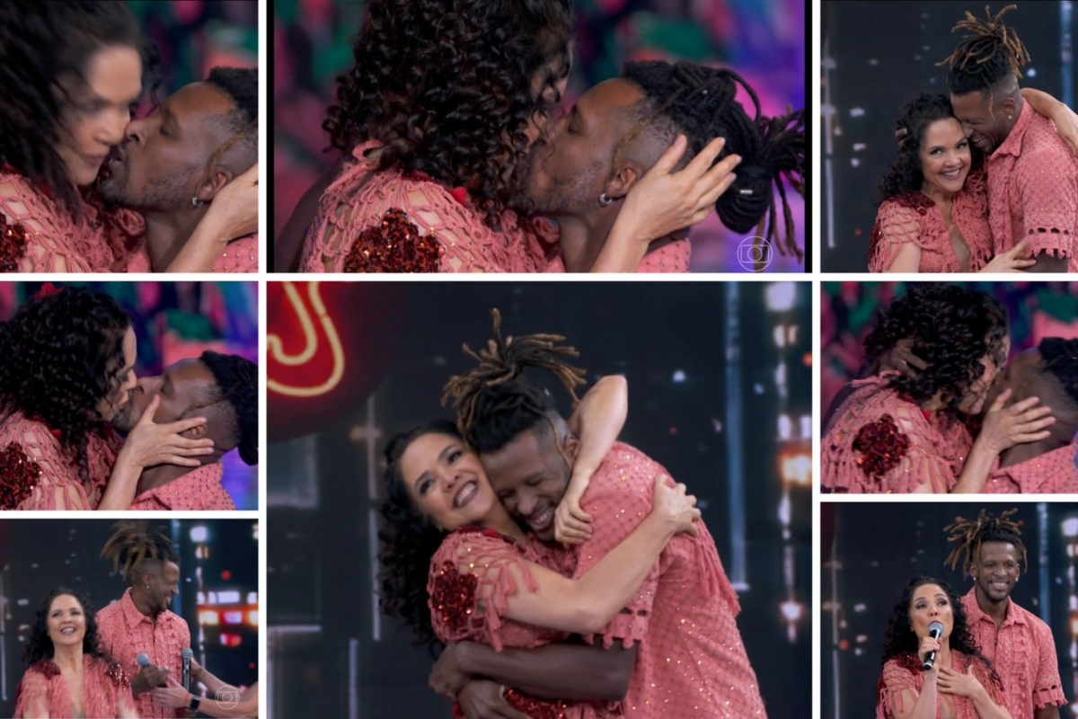 Tereza Seiblitz protagoniza beijão no ‘Dança dos Famosos’