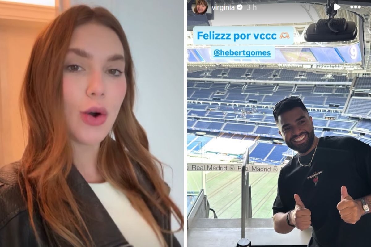 Virginia Fonseca visita estádio do Real Madrid e rumores com Vini Júnior crescem