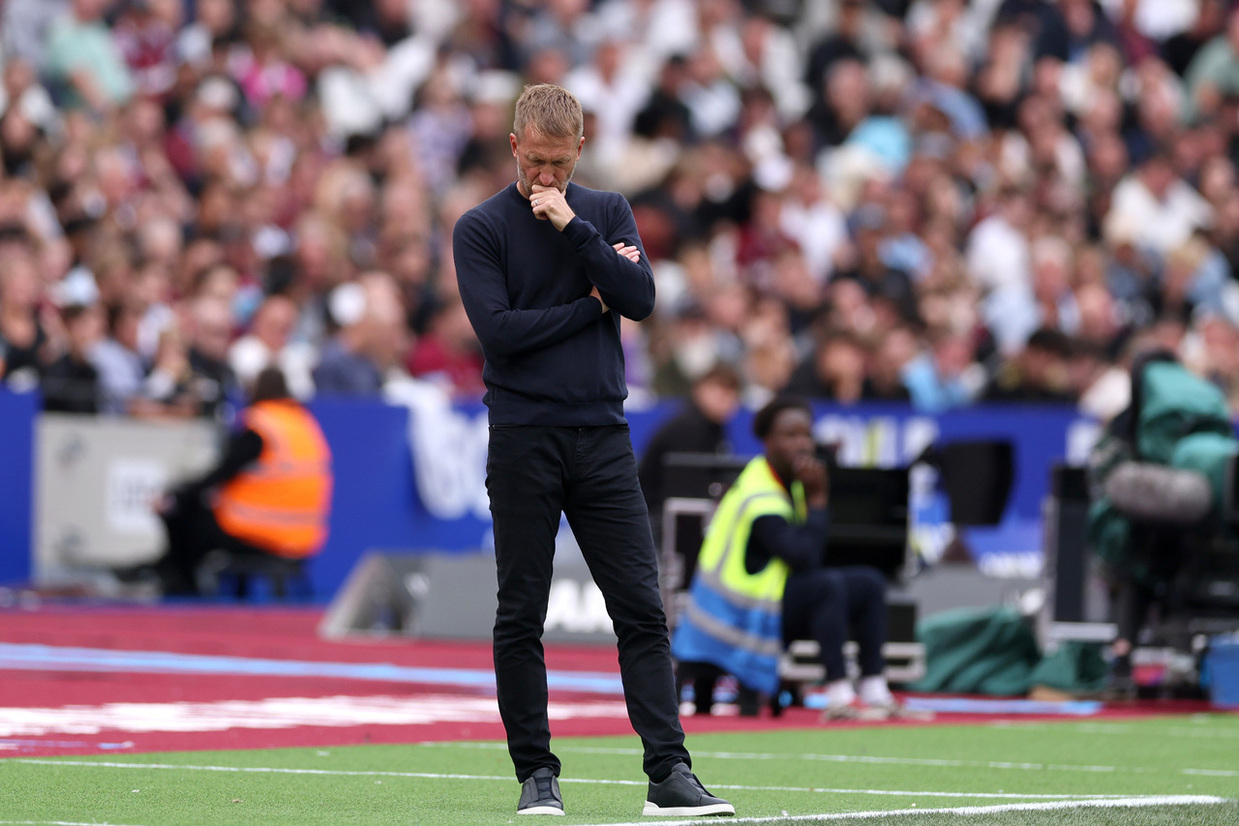West Ham demite Graham Potter após uma vitória em cinco jogos