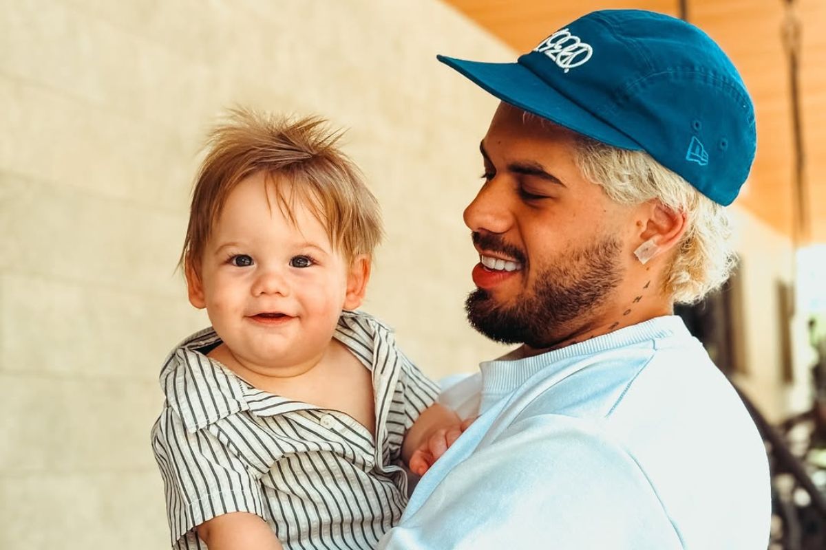 Zé Felipe celebra aniversário de 1 ano de José Leonardo